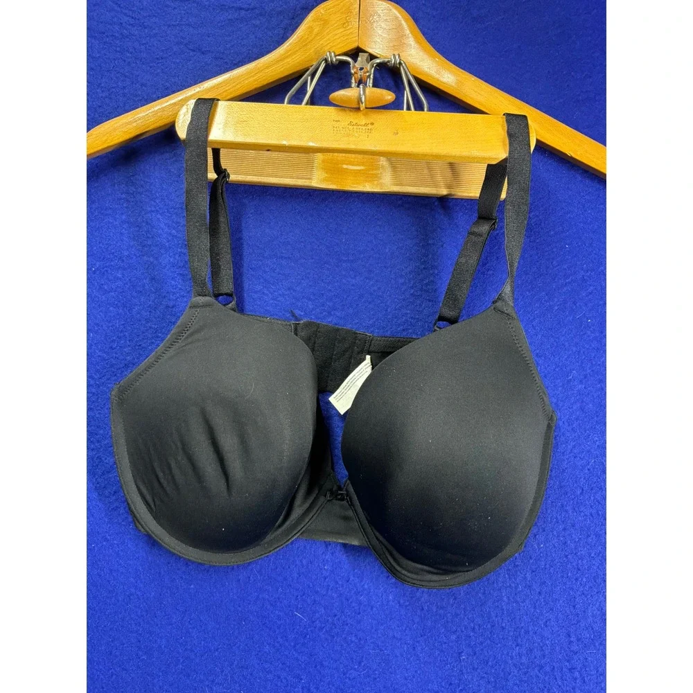 Minimalist Womens Maidenform T-Shirt Bra 38DD Black
